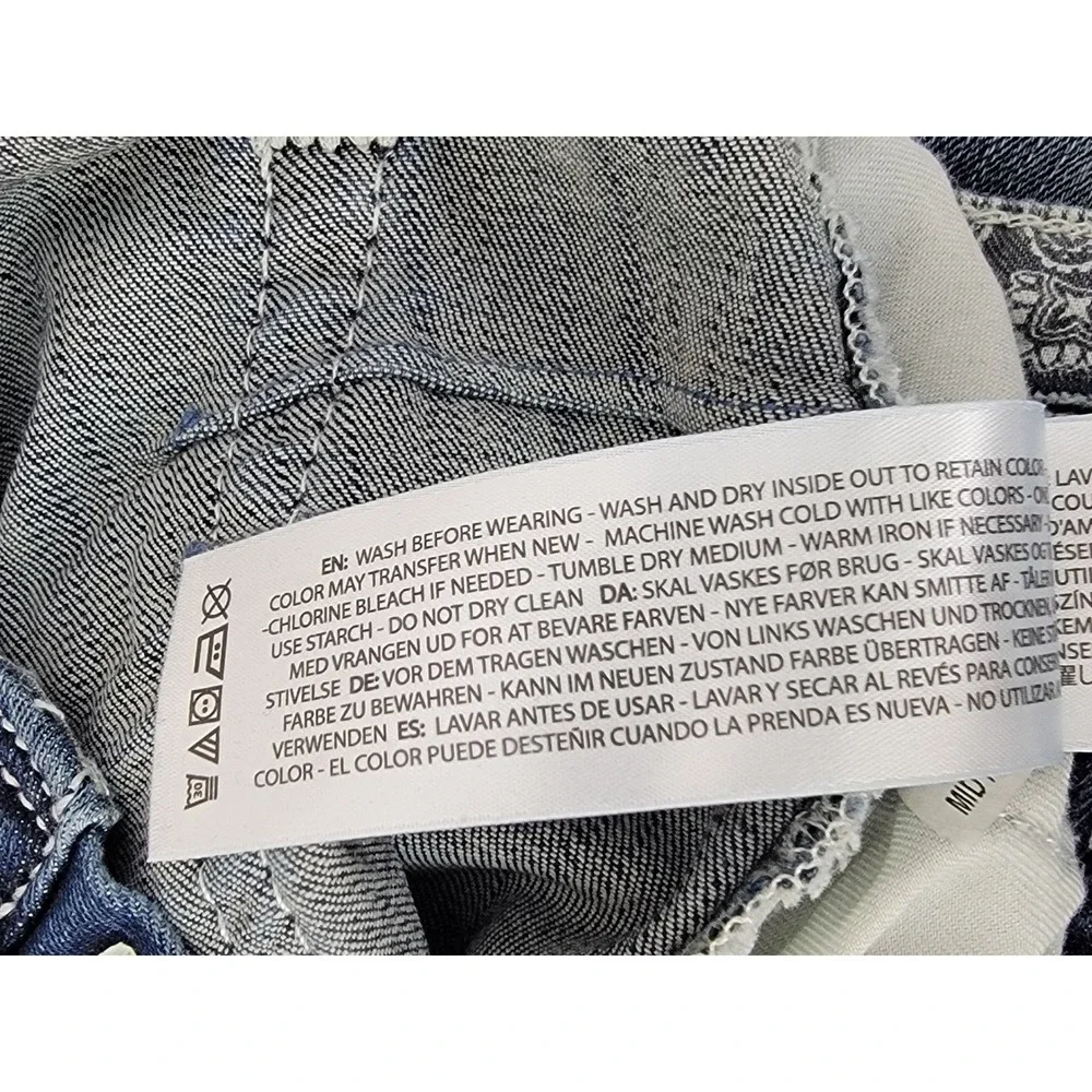 Ariat REAL Women's 32S Mid Rise Entwined Marine Bootcut Cowgirl Equestrian Jeans